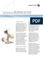 Alcatel-Lucent 9500 MXC: Microwave Cross-Connect: Broadband Wireless Transport For The Edge and Hubs