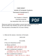 CSEE W3827 Fundamentals of Computer Systems Homework Assignment 1