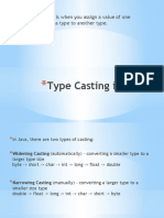 Type Casting in Java