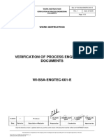 WI-SSA-ENGTEC-001-E - 1 - Verification of Process Engineering Documents