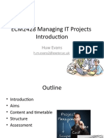 Session 1 - Introduction To ECM2428 Online