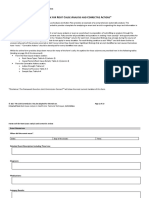 Appendix Framework For Rca and Corrective Actions