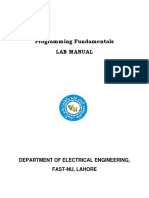 Programming Fundamentals Lab Manual-1