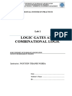 Edit Lab 1 - Logic Gates and Combinational Logic