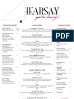 01 January 2011 Menu