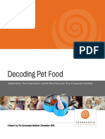 Decoding Pet Food Full Report