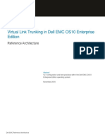 Virtual Link Trunking in Dell EMC OS10 Enterprise Edition: Reference Architecture