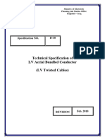 ANNEX E - Amended - Technical Specs of L.T TWISTED INSULATED CABLE