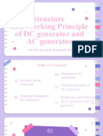 Structure and Working Principle of DC Generator and AC Generator