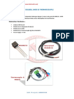 3 CH Sensor Suhu DS1820 LM35 TC