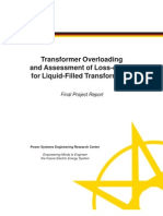 Transformer Overloading and Assessment of Loss-of-Life For Liquid-Filled Transformerss