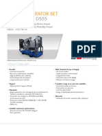 MTU 4R0080 DS55: Diesel Generator Set