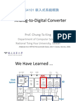 Analog-to-Digital Converter: Prof. Chung-Ta King