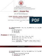 (ECE 401) Quiz 1 - Answer Key