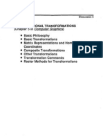 Two Dimentional Transformation in Computer Graphics