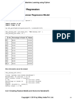 Chapter 4 - Linear Regression