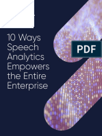 10 Ways Speech Analytics Empowers The Entire Enterprise