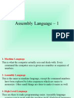 Assembly Language - 1