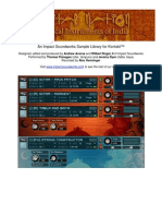 An Impact Soundworks Sample Library For Kontakt™