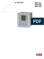 Transformer Terminal RET 541, RET 543, RET 545: Buyer's Guide