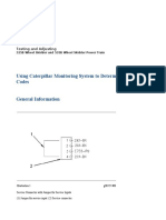 Using Caterpillar Monitoring System To Determine Diagnostic Codes