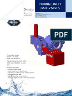 Turbine Inlet Ball Valve