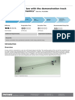 Newton's Second Law With The Demonstration Track and "Measure Dynamics"