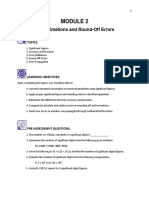 Approximations and Round-Off Errors: Topics