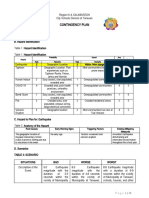 Contingency Plan: Hazard Probability Impact Ave P+l/2 Rank Rate Remarks Rate Remarks