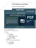 Lab: CSS Selectors and Rules: Photo Shoot Effect
