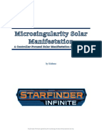 Microsingularity Solarian Solar Manifestation