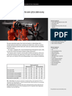 DC09 072A. 226-276 KW (253-309 kVA) : Fuel Optimized