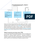 Transaction Processing System in AIS