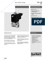 3/2-Way Solenoid Valve, Direct-Acting: Type 744