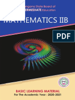 Telangana Board Class 12 Mathematics IIB TextbookEM