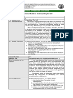 Instructional Module in Understanding The Self: School of Teacher Education