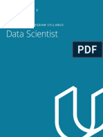 Data Scientist: Nanodegree Program Syllabus