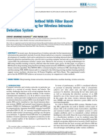 A Deep Learning Method With Filter Based Feature Engineering For Wireless Intrusion Detection System