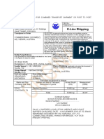 Bill of Lading Austria