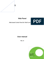 Web Panel Manual