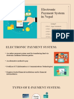 Electronic Payment System in Nepal: Group 5