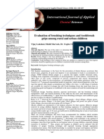 Evaluation of Brushing Techniques and Toothbrush Grips Among Rural and Urban Children