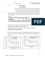 Assignment 4 Due: 16.05.2014: Note That These Piles Are Floating Piles!