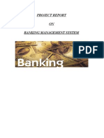 Project Report - Banking Management System