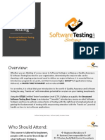 Software Testing Boot Camp Course