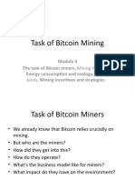 The Task of Bitcoin Miners, Mining Hardware, Energy Consumption and Ecology, Mining