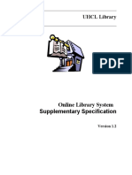 Supplementary Specification