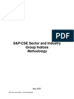 Methodology SP Cse Sector and Industry Group Indices