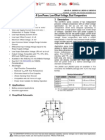 Lmx93-N, Lm2903-N Low-Power, Low-Offset Voltage, Dual Comparators