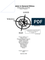 Module in General Ethics: Isabela State University